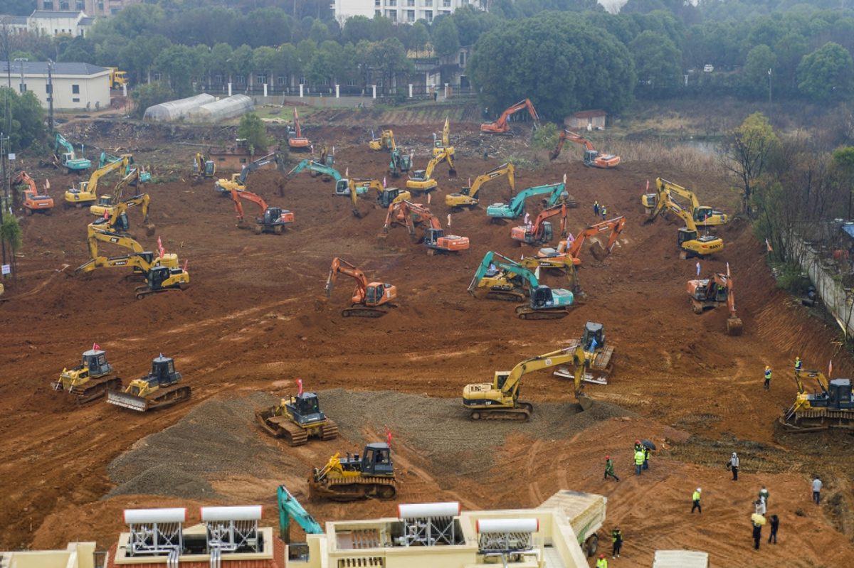 Corona virüsü hastanesi sadece 2 günde açıldı!